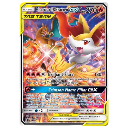Charizard & Braixen GX - SM230 Promo