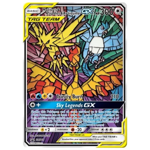 Moltres & Zapdos & Articuno GX - SM210 Sealed Promo
